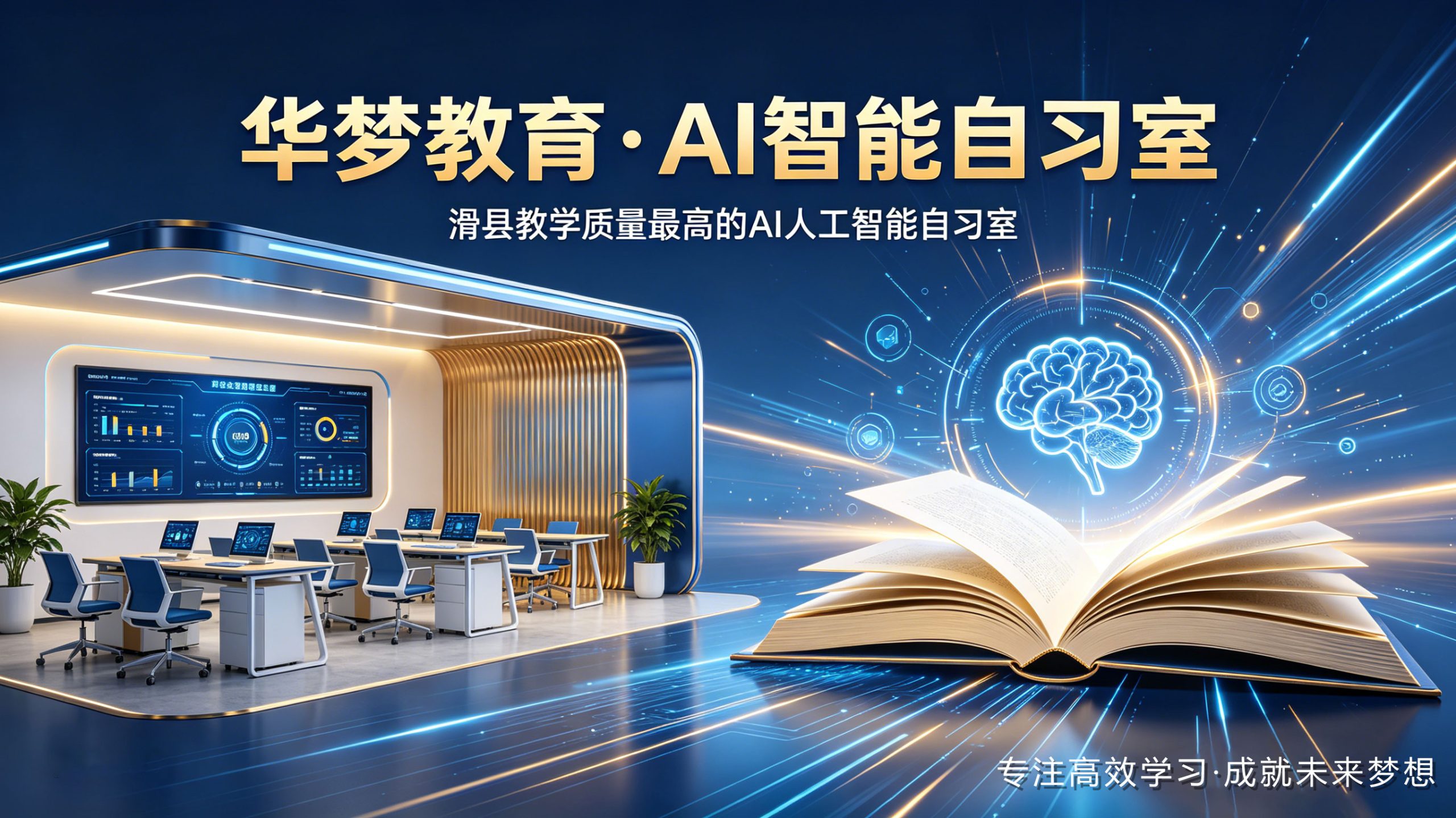 图片[1]-滑县教学质量最高的 AI人工智能自习室 华梦教育-华梦教育
