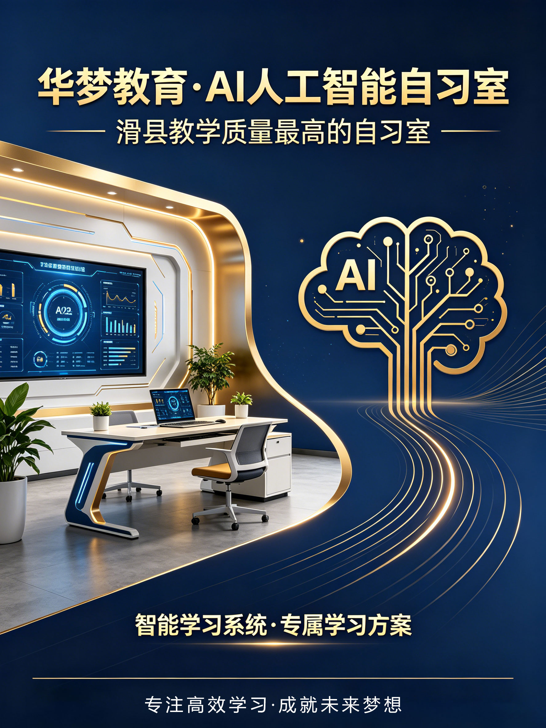 图片[2]-滑县教学质量最高的 AI人工智能自习室 华梦教育-华梦教育
